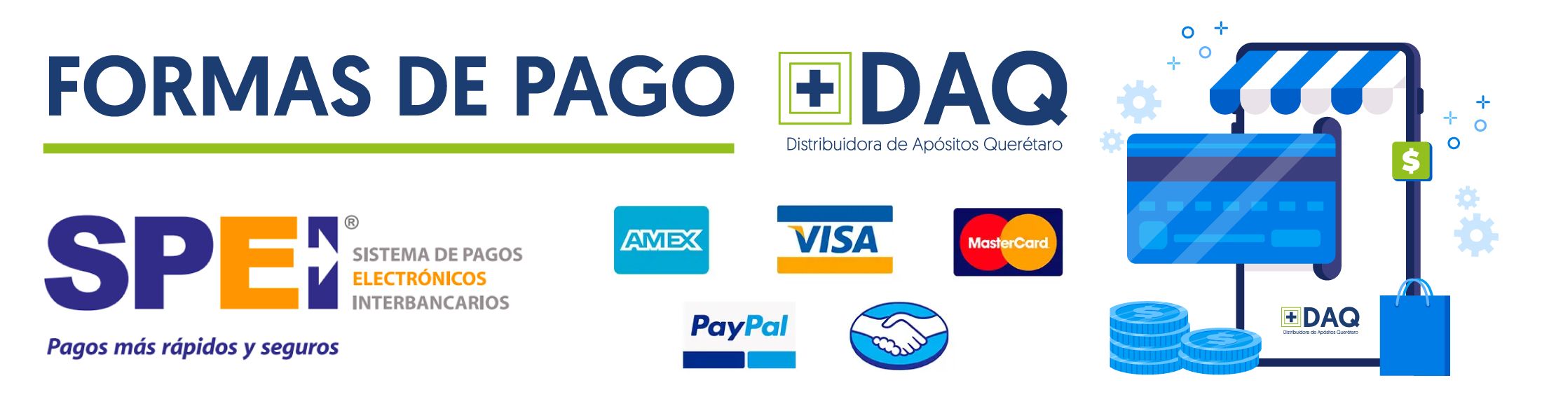 Métodos de Pago - DAQ